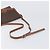Céline Borsa a tracolla CELINE Macadam PVC Pelle Marrone Tono Oro Auth 201420 - vista 7