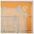 Hermès HERMES Carré 90 Seidentuch "LES RUBANS DU CHEVAL" Orange Auth 199852M - Ansicht 18
