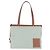 Borsa Tote LOEWE Anagram Cushion Tote Bag Canvas Light Green Auth ka6118A Verde chiaro - vista 13