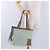 Borsa Tote LOEWE Anagram Cushion Tote Bag Canvas Light Green Auth ka6118A Verde chiaro - vista 26