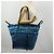 Borsa a mano BOTTEGA VENETA Canvas 2way Blue Auth bs36936 - vista 21