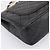 Borsa a tracolla CHANEL Big Matelasse 30 con catena in pelle d'agnello nera e oro CC Auth 203491SAV Nero D'oro - vista 16