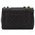 Borsa a tracolla CHANEL Big Matelasse 30 con catena in pelle d'agnello nera e oro CC Auth 203491SAV Nero D'oro - vista 2