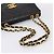 Borsa a tracolla CHANEL Big Matelasse 30 con catena in pelle d'agnello nera e oro CC Auth 203491SAV Nero D'oro - vista 7