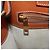 Céline CELINE Macadam Canvas Vertical Cabas Small Hand Bag Navy Gold Auth 202902M D'oro Blu navy - vista 26
