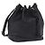 Borsa a tracolla Burberrys in pelle nera e oro Auth 201263A Nero