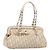 Borsa a mano Christian Dior Trotter Canvas Romantic PVC Beige Silver Auth 202956 Argento