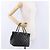 Borsa a mano CHANEL Matelasse con catena in pelle nera e argento CC Auth ka6174SAV Nero - vista 28