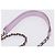 Borsa a tracolla con catena CHANEL Vernice Rosa Argento CC Auth 203084M - vista 10