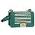 CHANEL Boy Chanel 20 Borsa a tracolla con catena in pelle Verde Oro CC Auth 203249SAM D'oro