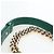 CHANEL Boy Chanel 20 Borsa a tracolla con catena in pelle Verde Oro CC Auth 203249SAM D'oro - vista 14