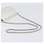 CHANEL Borsa a tracolla con catena New Travel Line in tela CC argento Auth 200755 - vista 7
