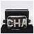CHANEL Camelia Schultertasche PVC Canvas Schwarz Silber CC Auth 202912SAM - Ansicht 12