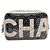 CHANEL Camelia Schultertasche PVC Canvas Schwarz Silber CC Auth 202912SAM - Ansicht 13
