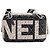 CHANEL Camelia Schultertasche PVC Canvas Schwarz Silber CC Auth 202912SAM - Ansicht 2