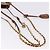 Borsa a tracolla Miu Miu Matelassé con catena in tela beige e oro Auth 202216V - vista 7
