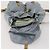 Mochila PRADA Nylon Cinza Prata Auth 197693 Marrom - vista 10