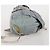 Mochila PRADA Nylon Cinza Prata Auth 197693 Marrom - vista 3