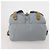 Mochila PRADA Nylon Cinza Prata Auth 197693 Marrom - vista 5