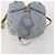 Mochila PRADA Nylon Cinza Prata Auth 197693 Marrom - vista 6