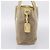 PRADA Handtasche Jacquard Beige Gold Auth 202467 Golden - Ansicht 4