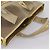 PRADA Handtasche Jacquard Beige Gold Auth 202467 Golden - Ansicht 6