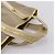 PRADA Handtasche Jacquard Beige Gold Auth 202467 Golden - Ansicht 7