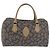 Autre Marque Borsa a mano SAINT LAURENT PVC Pelle Nero Beige Auth 201308 - vista 13