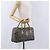 Autre Marque Borsa a mano SAINT LAURENT PVC Pelle Nero Beige Auth 201308 - vista 23