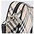 BURBERRY Nova Check Blue Label Accessory Pouch Canvas Beige Silver Auth 203006A Plata - vista 10