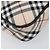 BURBERRY Nova Check Blue Label Accessory Pouch Canvas Beige Silver Auth 203006A Plata - vista 14