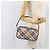 BURBERRY Nova Check Blue Label Accessory Pouch Canvas Beige Silver Auth 203006A Plata - vista 21