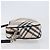 BURBERRY Nova Check Blue Label Accessory Pouch Canvas Beige Silver Auth 203006A Plata - vista 4