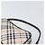 BURBERRY Nova Check Blue Label Accessory Pouch Canvas Beige Silver Auth 203006A Plata - vista 8