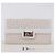 Christian Dior Trotter Canvas Langbrieftasche Beige Silver Auth 201131V Silber - Ansicht 12