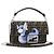 FENDI x FRGMT x POKEMON Mamma Baguette Dratini Zucca Brown 8BS017 Auth 167553SM Marrone Argento