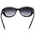 Occhiali da sole CHANEL Plastica Nero Bianco CC Auth 203372 - vista 3