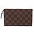 LOUIS VUITTON Damier Ebene Poche Toilette 15 Pouch N47548 LV Auth 203025 - vista 2