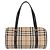 Borsa a mano BURBERRY Nova Check PVC Leather Beige Silver Auth 201315V Argento - vista 13