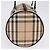Borsa a mano BURBERRY Nova Check PVC Leather Beige Silver Auth 201315V Argento - vista 4