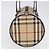 Borsa a mano BURBERRY Nova Check PVC Leather Beige Silver Auth 201315V Argento - vista 6