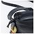 Borsa a tracolla LOEWE Flamenco in pelle nera autentica 202986A Nero - vista 10
