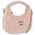 Borsa Miu Miu Matelassé Wonder Satin 2way Pink Gold Auth 197282V Rosa D'oro