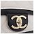 Bolsa de Ombro CHANEL Matelasse com Corrente em Pele de Cordeiro Preta e Ouro CC Auth 202464SAM Preto Dourado - vista 18