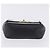 Bolsa de Ombro CHANEL Matelasse com Corrente em Pele de Cordeiro Preta e Ouro CC Auth 202464SAM Preto Dourado - vista 5