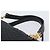 Borsa a mano BALLY in pelle nera e oro autentica BA15655A Nero D'oro - vista 8