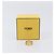 FENDI Forever Ring Metall S Gold Tone #10(JP Size) Auth SW2839M - Ansicht 11