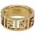 FENDI Forever Ring Metall S Gold Tone #10(JP Size) Auth SW2839M - Ansicht 2