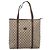Borsa Tote GUCCI GG Supreme PVC Beige Auth 202702 - vista 13