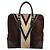 Borsa a mano LOUIS VUITTON Kabainsbruck Suede Brown Silver M95245 LV Auth 202462A Marrone Argento - vista 13